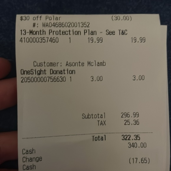 New Burberry Sunglasses with 13 month Sunglass Hut Protection Plan - Picture 10 of 10